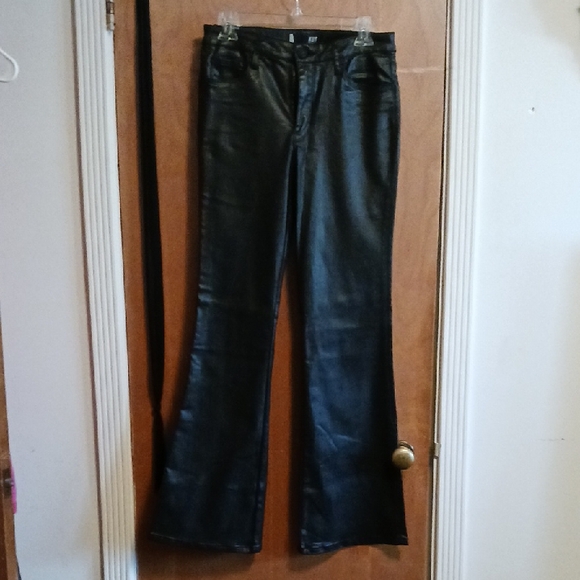 KUT Faux Leather Pants. - Picture 1 of 7